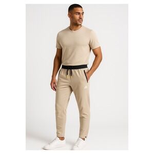 Adidas‎ AEROREADY beige joggers XL neutral tech athleisure sporty minimalist